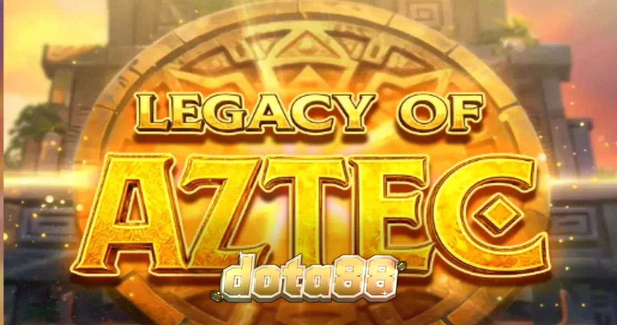 Pemandangan kuil kuno dan hutan rimbun dalam slot Legacy of Aztec